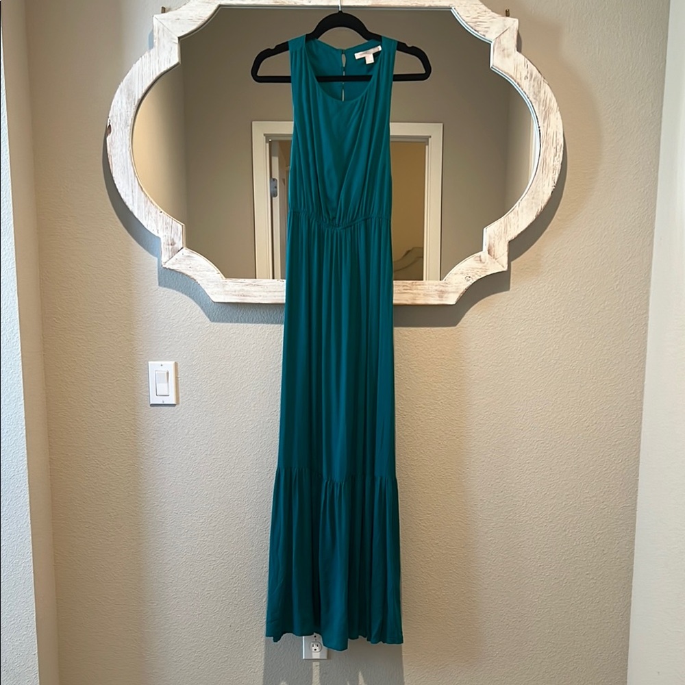 Elegant Teal Maxi Dress